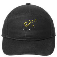 Ducky Dandelion Duckling Duckie Lover Bath Toy Rubber Duck 7-Panel Snapback Hat