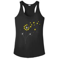 Ducky Dandelion Duckling Duckie Lover Bath Toy Rubber Duck Ladies PosiCharge Competitor Racerback Tank