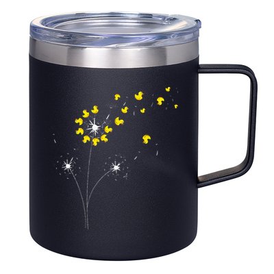 Ducky Dandelion Duckling Duckie Lover Bath Toy Rubber Duck 12oz Stainless Steel Coffee Mug