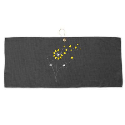 Ducky Dandelion Duckling Duckie Lover Bath Toy Rubber Duck Large Microfiber Waffle Golf Towel