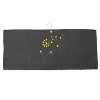 Ducky Dandelion Duckling Duckie Lover Bath Toy Rubber Duck Large Microfiber Waffle Golf Towel