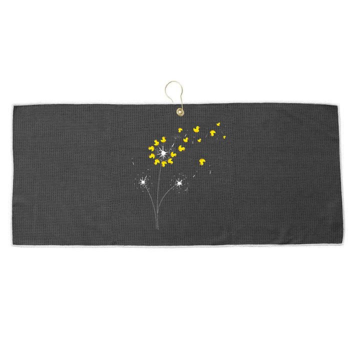 Ducky Dandelion Duckling Duckie Lover Bath Toy Rubber Duck Large Microfiber Waffle Golf Towel