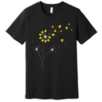 Ducky Dandelion Duckling Duckie Lover Bath Toy Rubber Duck Premium T-Shirt