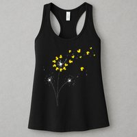 Ducky Dandelion Duckling Duckie Lover Bath Toy Rubber Duck Womens Tank Top