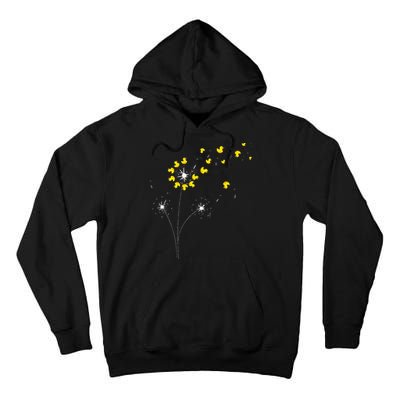 Ducky Dandelion Duckling Duckie Lover Bath Toy Rubber Duck Tall Hoodie