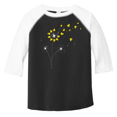 Ducky Dandelion Duckling Duckie Lover Bath Toy Rubber Duck Toddler Fine Jersey T-Shirt