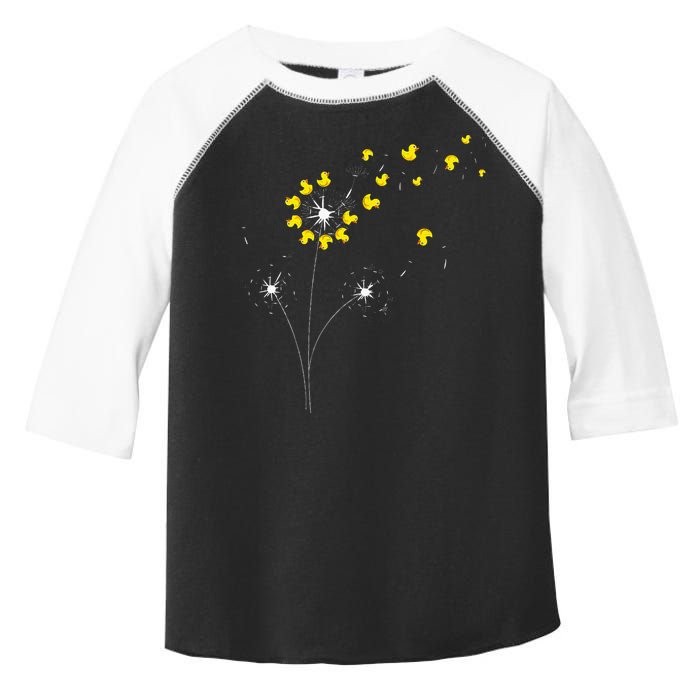 Ducky Dandelion Duckling Duckie Lover Bath Toy Rubber Duck Toddler Fine Jersey T-Shirt