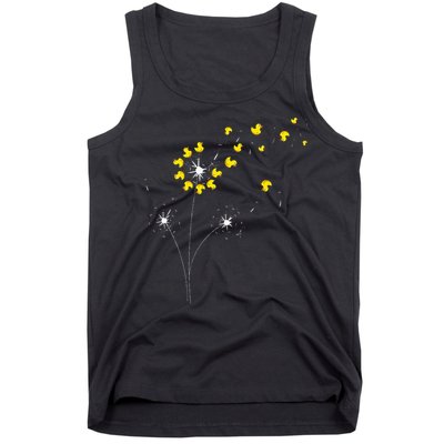 Ducky Dandelion Duckling Duckie Lover Bath Toy Rubber Duck Tank Top