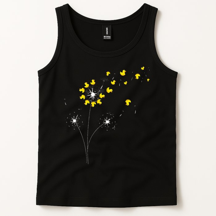 Ducky Dandelion Duckling Duckie Lover Bath Toy Rubber Duck Tank Top