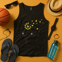 Ducky Dandelion Duckling Duckie Lover Bath Toy Rubber Duck Tank Top