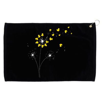 Ducky Dandelion Duckling Duckie Lover Bath Toy Rubber Duck Grommeted Golf Towel