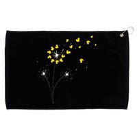 Ducky Dandelion Duckling Duckie Lover Bath Toy Rubber Duck Grommeted Golf Towel