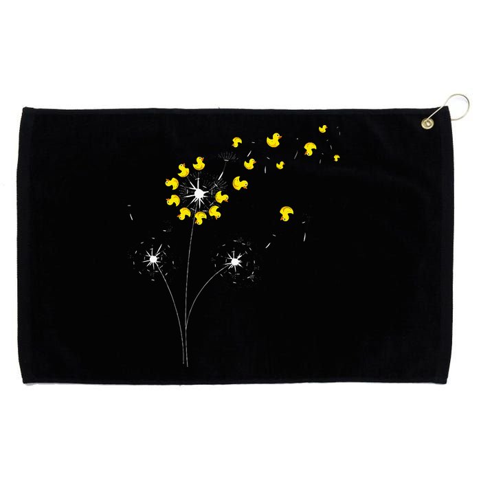Ducky Dandelion Duckling Duckie Lover Bath Toy Rubber Duck Grommeted Golf Towel