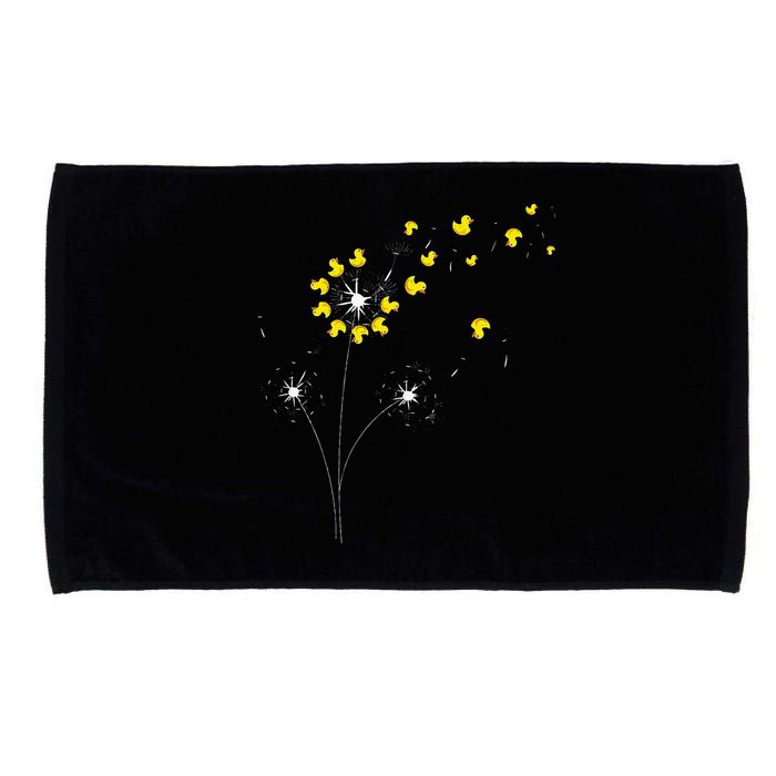 Ducky Dandelion Duckling Duckie Lover Bath Toy Rubber Duck Microfiber Hand Towel