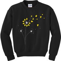 Ducky Dandelion Duckling Duckie Lover Bath Toy Rubber Duck Kids Sweatshirt