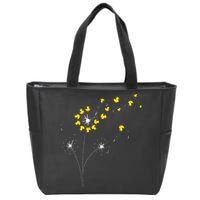 Ducky Dandelion Duckling Duckie Lover Bath Toy Rubber Duck Zip Tote Bag