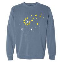 Ducky Dandelion Duckling Duckie Lover Bath Toy Rubber Duck Garment-Dyed Sweatshirt