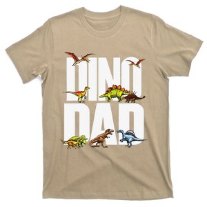 Dinosaur Dad Dinosaur Parent Fathers Day Gift For Dino Dads T-Shirt