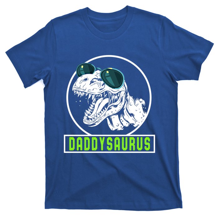 Daddysaurus Dad Dinosaur Fahter Rex Family Matching Gift T-Shirt