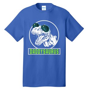 Daddysaurus Dad Dinosaur Fahter Rex Family Matching Gift Tall T-Shirt