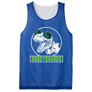 Daddysaurus Dad Dinosaur Fahter Rex Family Matching Gift Mesh Reversible Basketball Jersey Tank