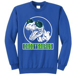 Daddysaurus Dad Dinosaur Fahter Rex Family Matching Gift Tall Sweatshirt