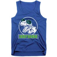 Daddysaurus Dad Dinosaur Fahter Rex Family Matching Gift Tank Top