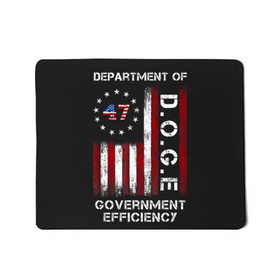 Doge D.O.G.E Department Of Government Efficiency Mousepad