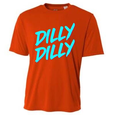 Dilly Dilly Drinking Beer Funny Beer Meme Quote Cooling Performance Crew T-Shirt