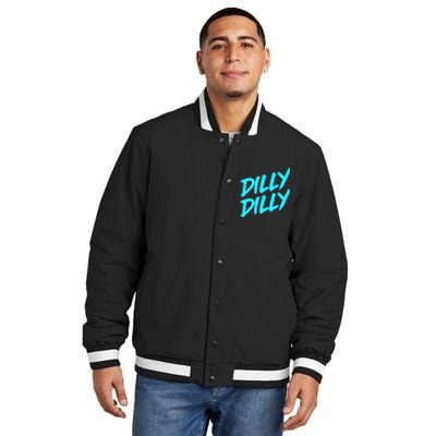 Dilly Dilly Drinking Beer Funny Beer Meme Quote Insulated Varsity Jacket