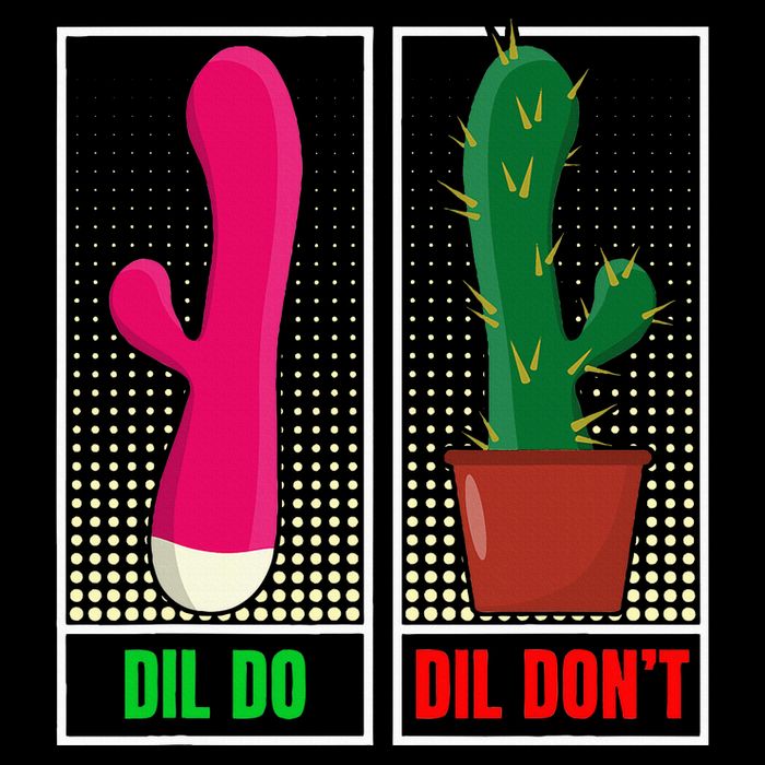 Dil Do Dil DonT Funny Inappropriate Drawstring Bag