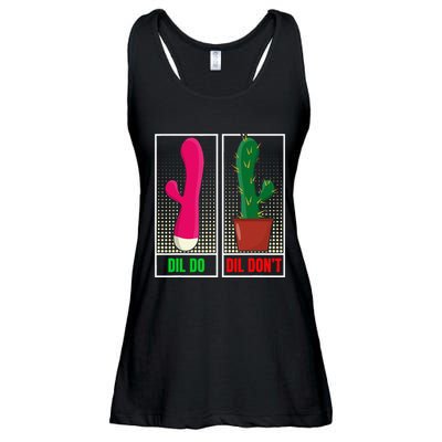 Dil Do Dil DonT Funny Inappropriate Ladies Essential Flowy Tank