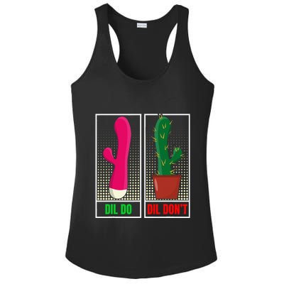 Dil Do Dil DonT Funny Inappropriate Ladies PosiCharge Competitor Racerback Tank