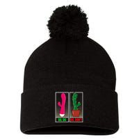 Dil Do Dil DonT Funny Inappropriate Pom Pom 12in Knit Beanie