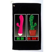 Dil Do Dil DonT Funny Inappropriate Golf Towel