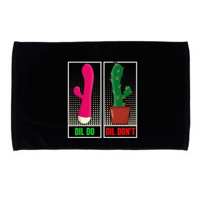 Dil Do Dil DonT Funny Inappropriate Microfiber Hand Towel