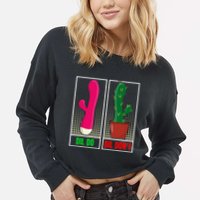 Dil Do Dil DonT Funny Inappropriate Cropped Pullover Crew