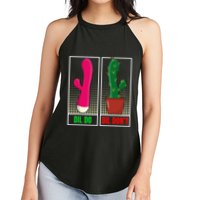 Dil Do Dil DonT Funny Inappropriate Women's Perfect Tri Rocker Tank