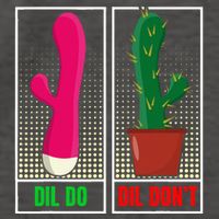 Dil Do Dil DonT Funny Inappropriate Vector Backpack