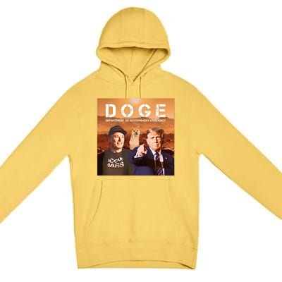 D.O.G.E Doge Department Of Government Efficiency Premium Pullover Hoodie