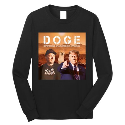 D.O.G.E Doge Department Of Government Efficiency Long Sleeve Shirt