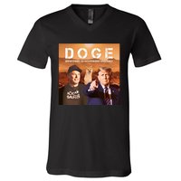 D.O.G.E Doge Department Of Government Efficiency V-Neck T-Shirt