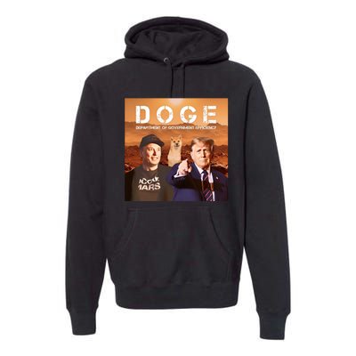 D.O.G.E Doge Department Of Government Efficiency Premium Hoodie