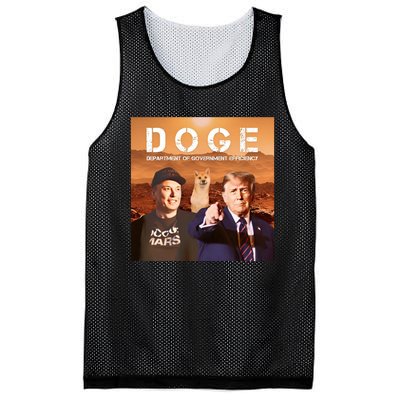 D.O.G.E Doge Department Of Government Efficiency Mesh Reversible Basketball Jersey Tank