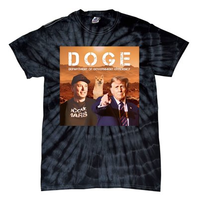 D.O.G.E Doge Department Of Government Efficiency Tie-Dye T-Shirt