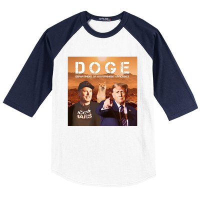 D.O.G.E Doge Department Of Government Efficiency Baseball Sleeve Shirt