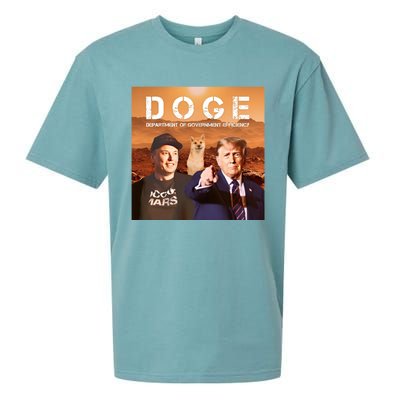 D.O.G.E Doge Department Of Government Efficiency Sueded Cloud Jersey T-Shirt