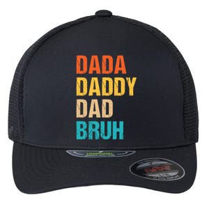 Dada Daddy Dad Bruh Flexfit Unipanel Trucker Cap