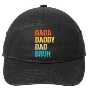 Dada Daddy Dad Bruh 7-Panel Snapback Hat