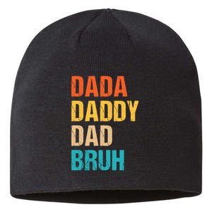 Dada Daddy Dad Bruh Sustainable Beanie